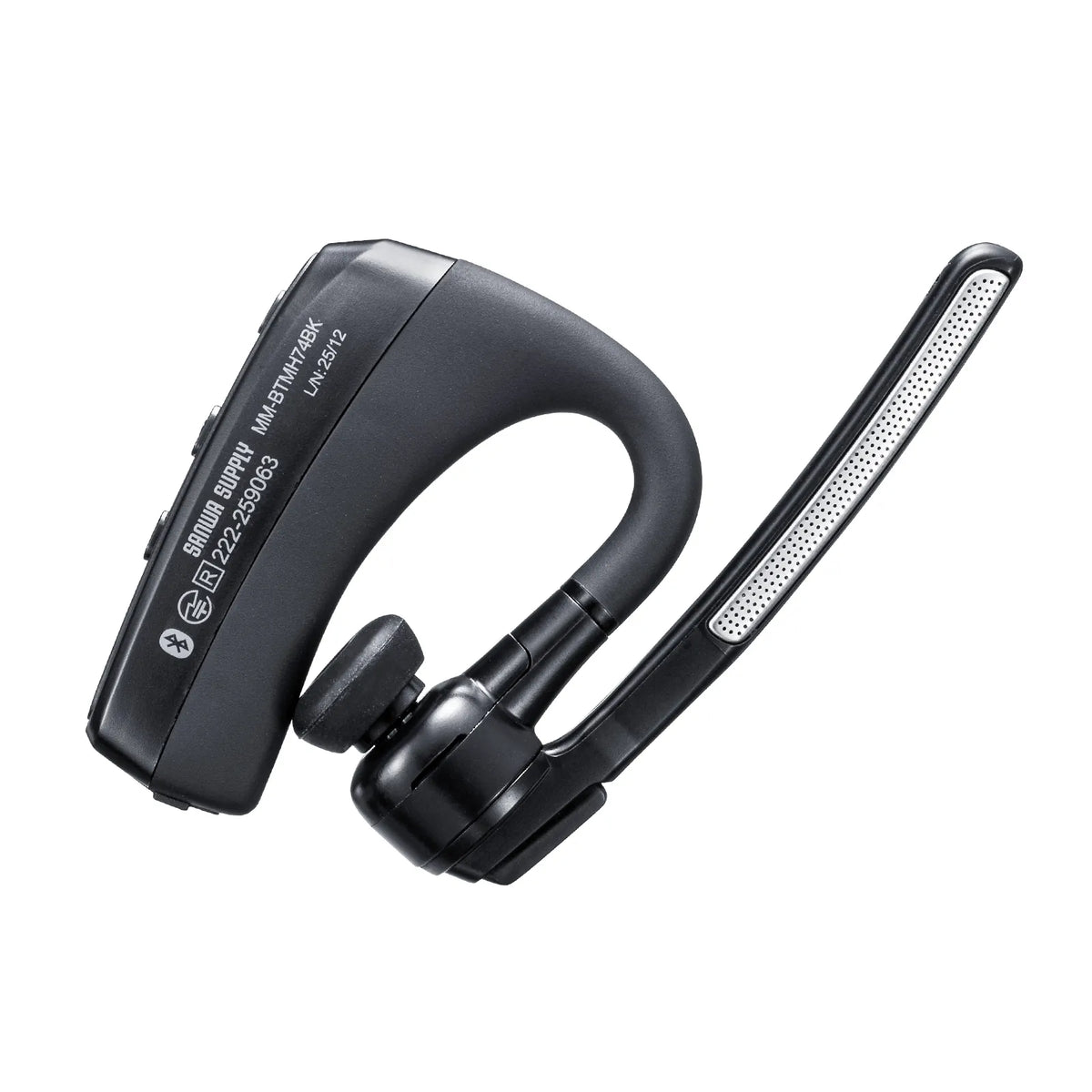 Bluetoothヘッドセット（充電ケース付き） MM-BTMH74BK