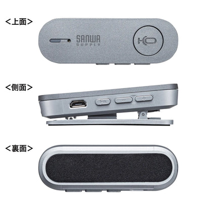 Bluetooth speakerphone (clip-on microphone only) MM-BTMSP3CL