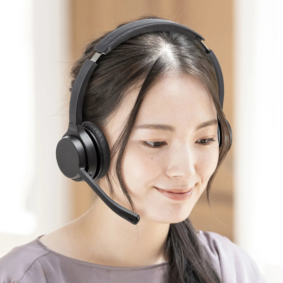 Bluetooth headset (dual-ear type, unidirectional) MM-BTSH62BK
