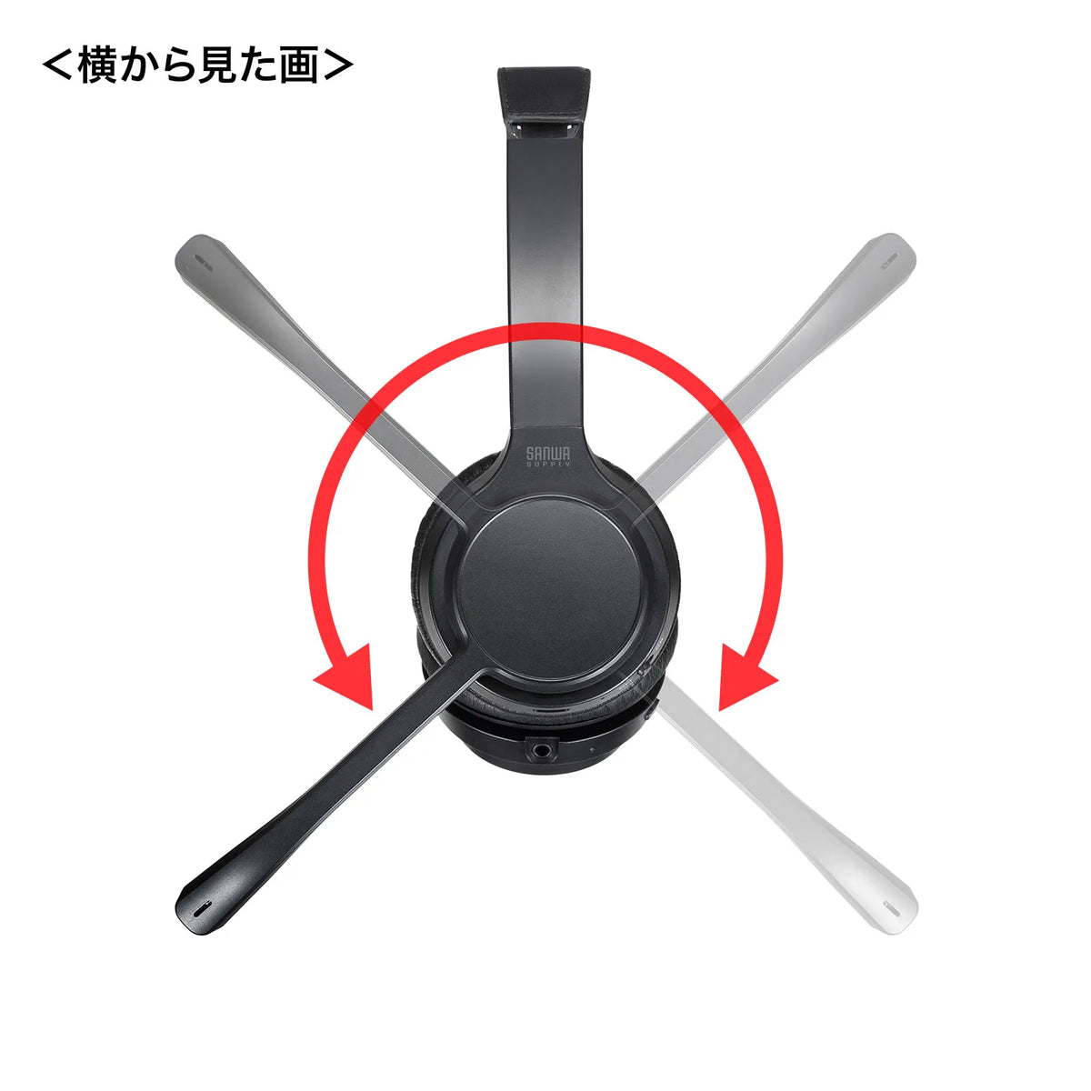 Bluetooth headset (dual-ear type, unidirectional) MM-BTSH62BK