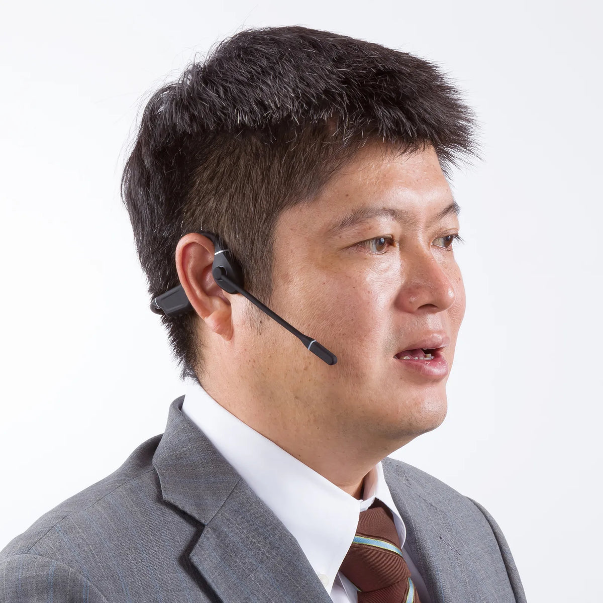 Bluetooth骨伝導ヘッドセット MM-BTSH69BK