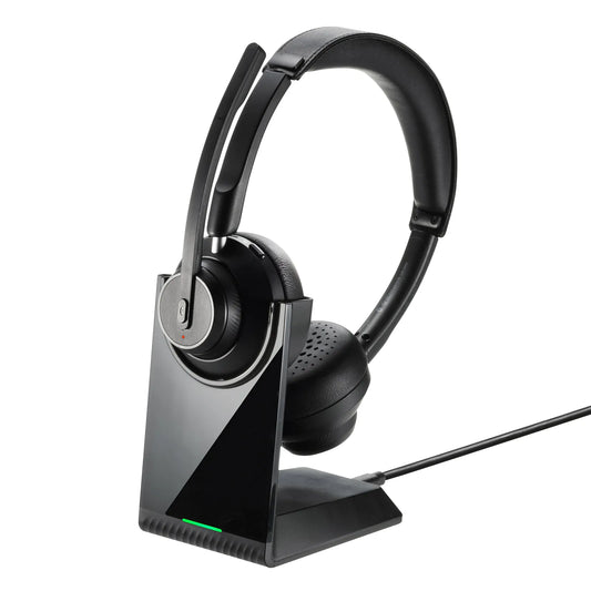 Bluetooth Stereo Headset (with Cradle, Dual Microphones) MM-BTSH70BK