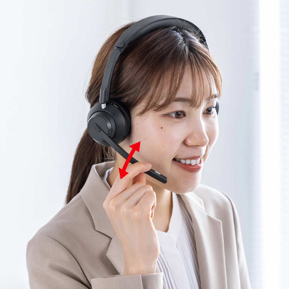 Bluetooth Stereo Headset (with Cradle, Dual Microphones) MM-BTSH70BK