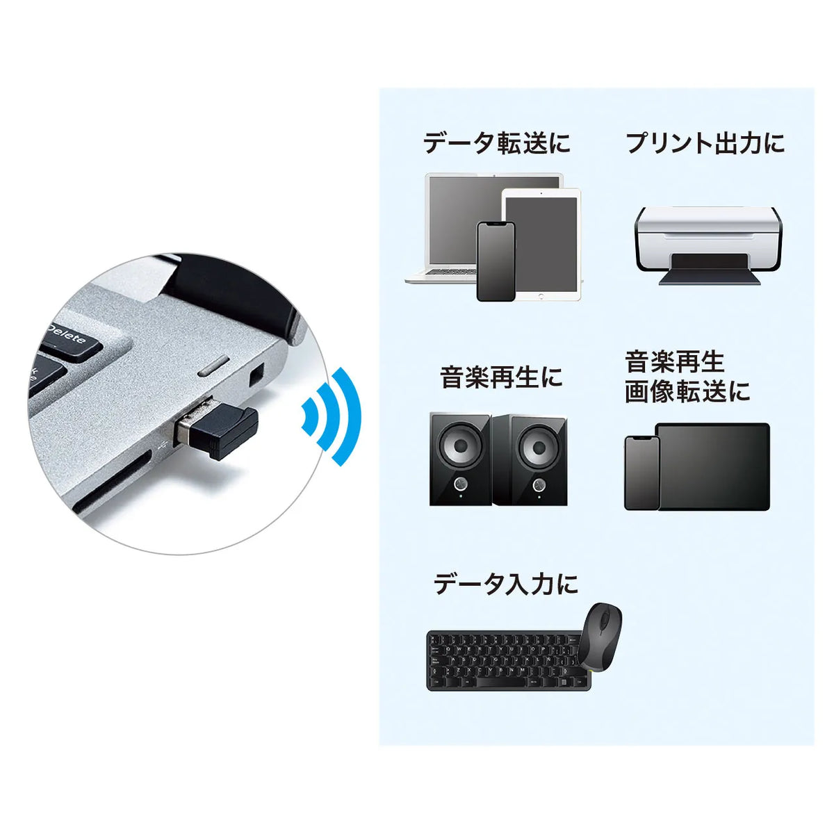 Bluetooth 4.0 USBアダプタ(class1) MM-BTUD46
