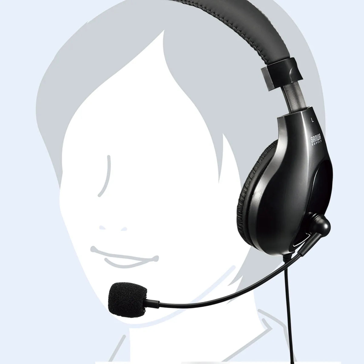 4-pole compatible headset MM-HS401BK