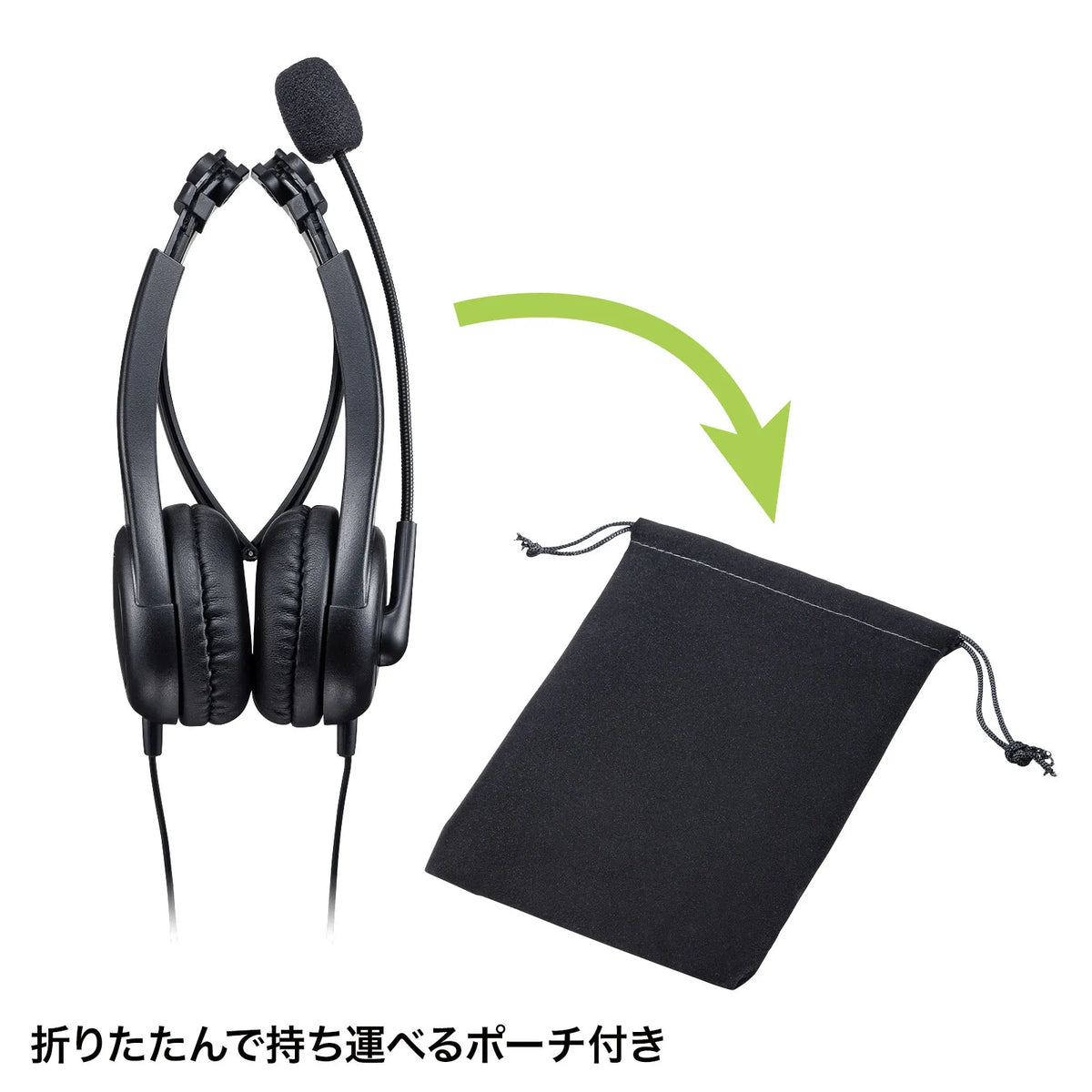 4-pole compatible headset MM-HS407BK