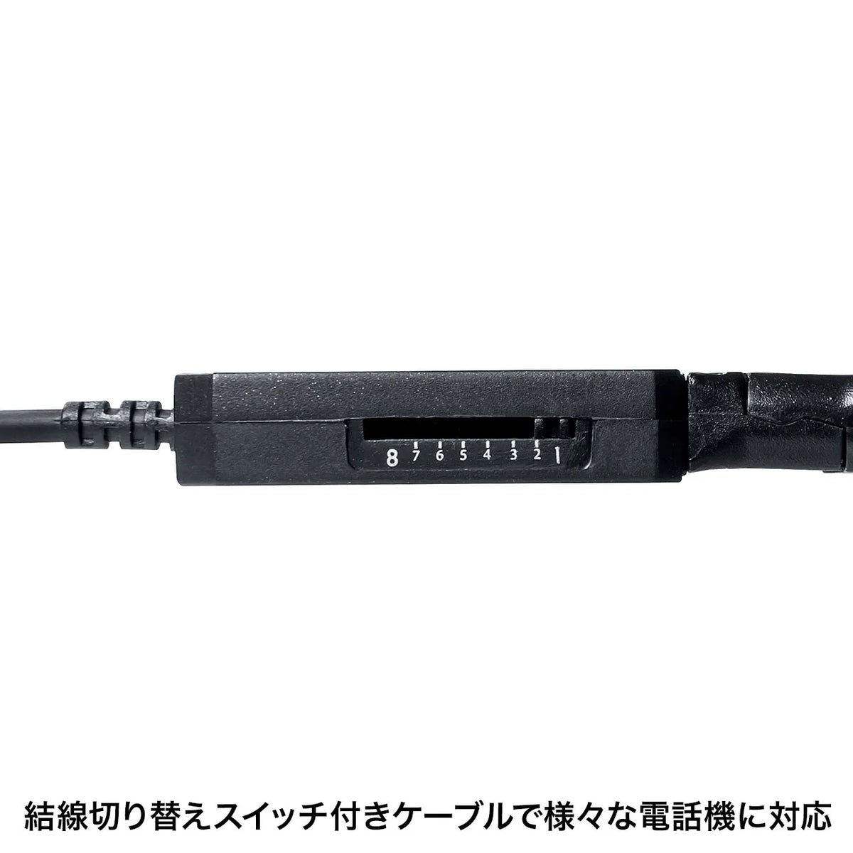 電話用ヘッドセット（片耳タイプ） MM-HSRJ02