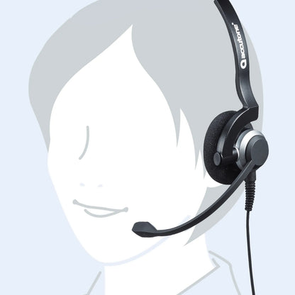 Telephone headset (single ear type) MM-HSRJ03