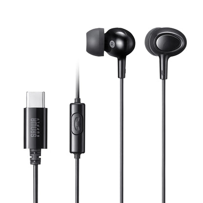 USB Type-C Earphone Microphone MM-HSTC04BK