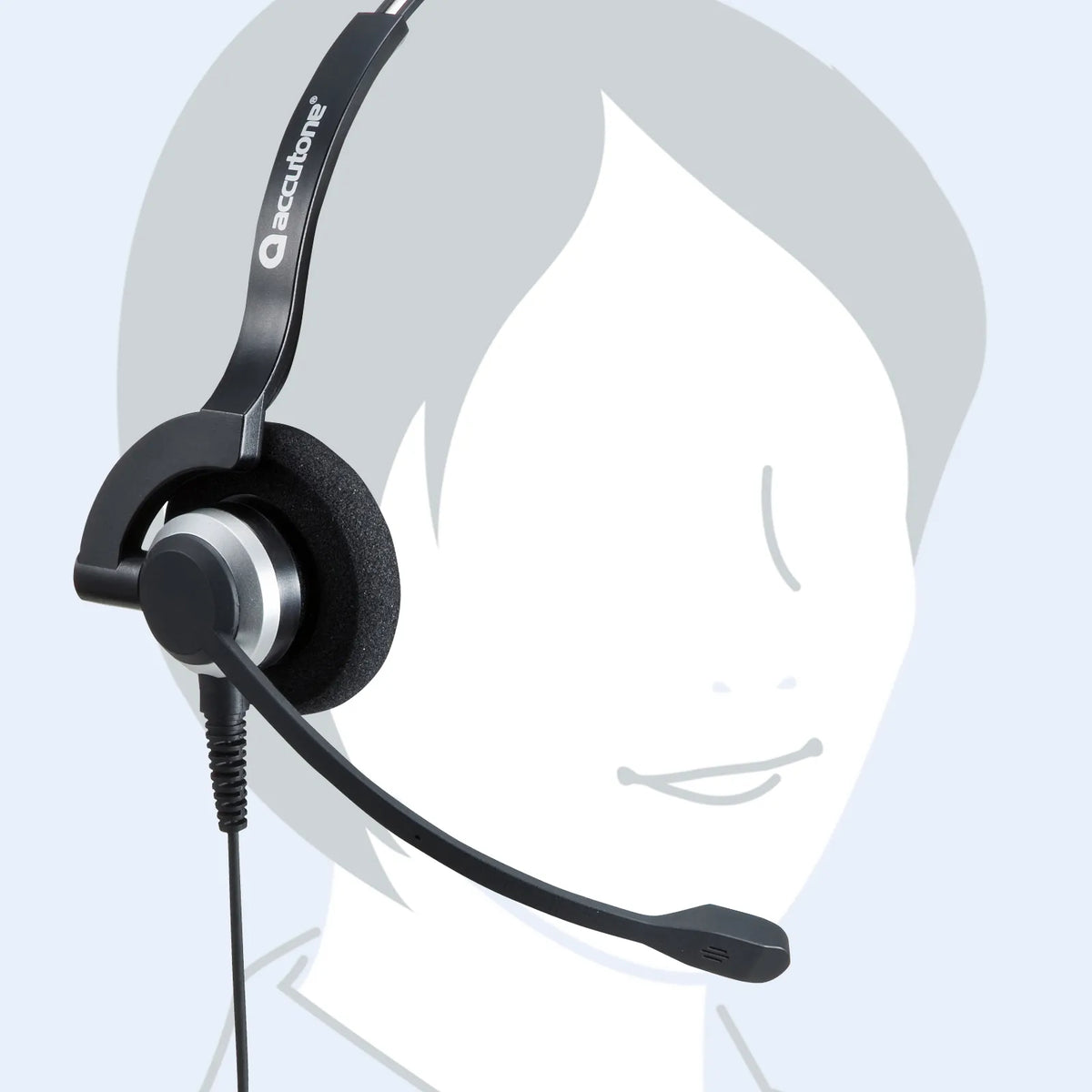 USB Headset MM-HSU07BK
