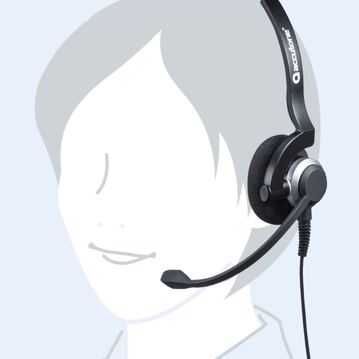 USB Headset MM-HSU07BK
