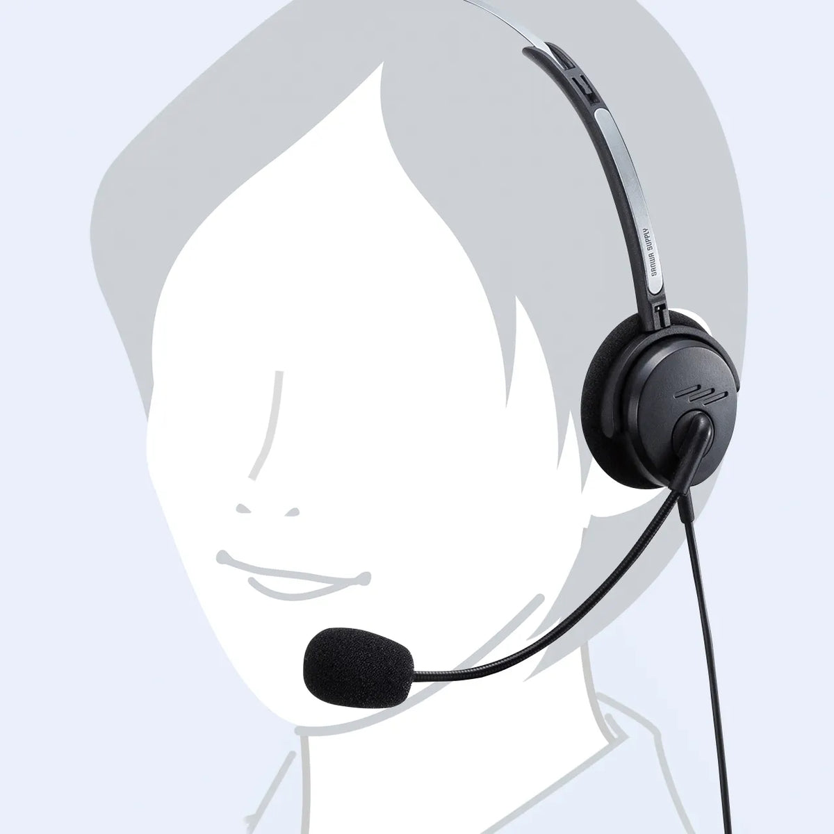 USB Headset MM-HSU12BK