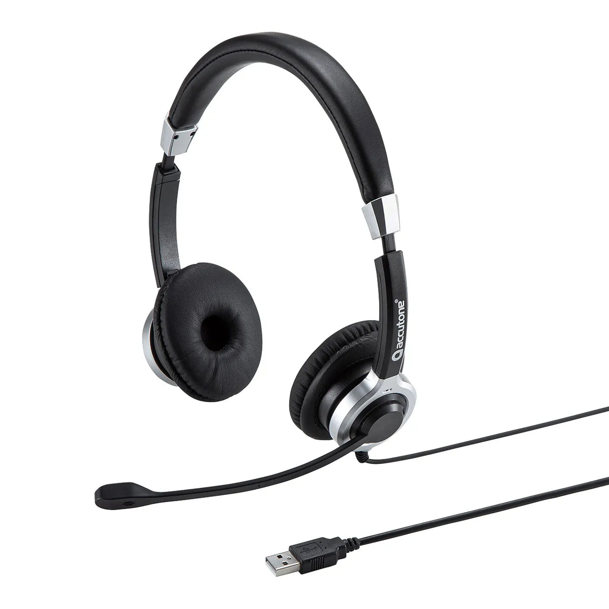 ノイズキャンセリングマイク付きUSBヘッドセット MM-HSU15ANC