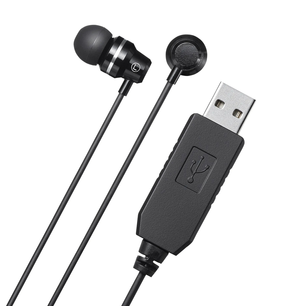 USB Earphone Microphone MM-HSU21BK