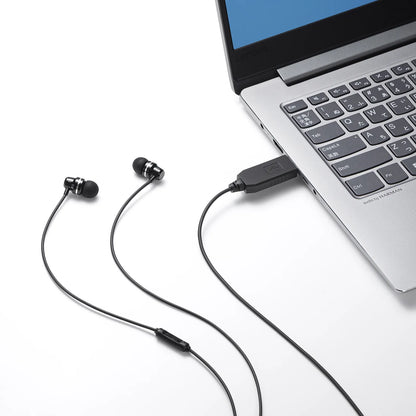USB Earphone Microphone MM-HSU21BK