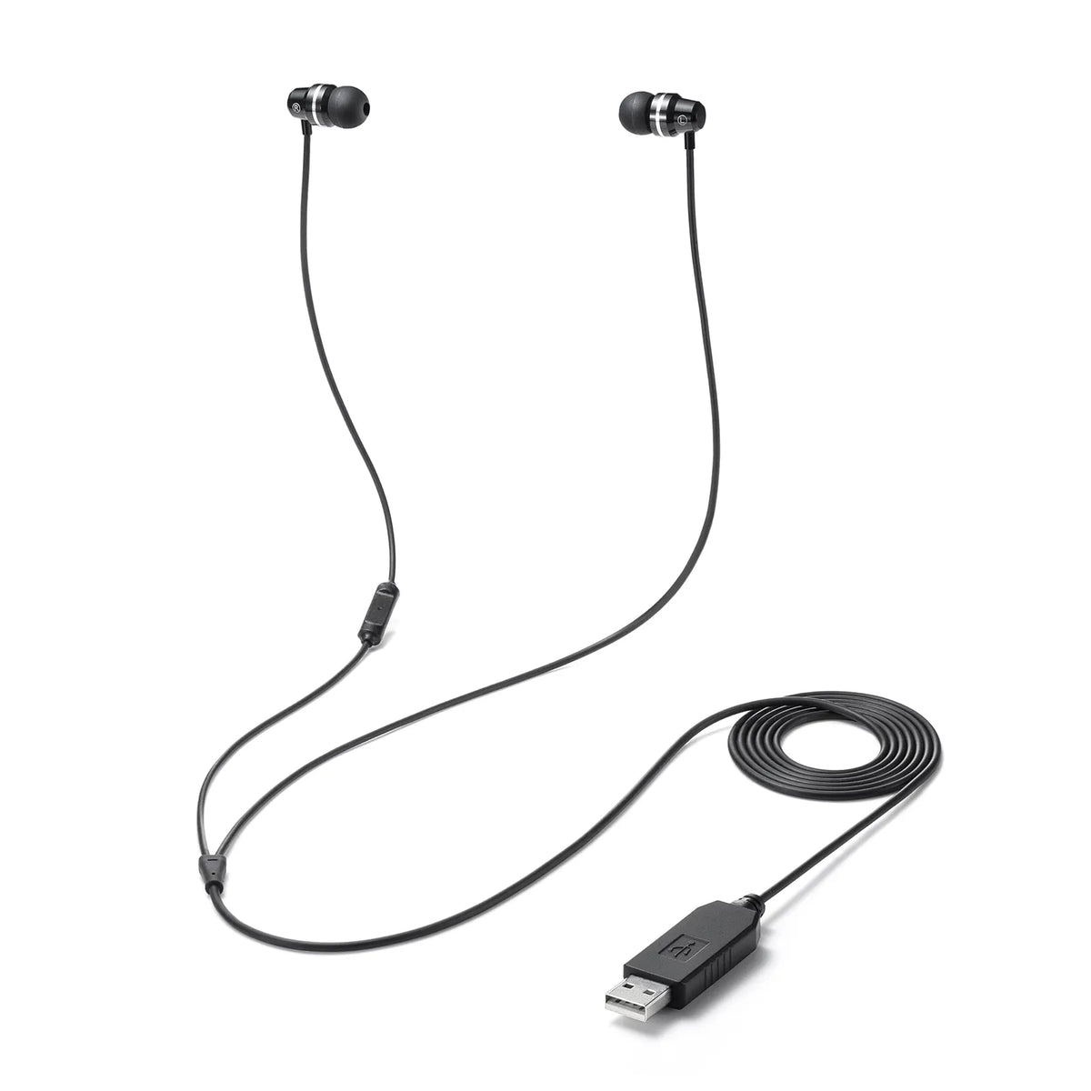 USB Earphone Microphone MM-HSU21BK