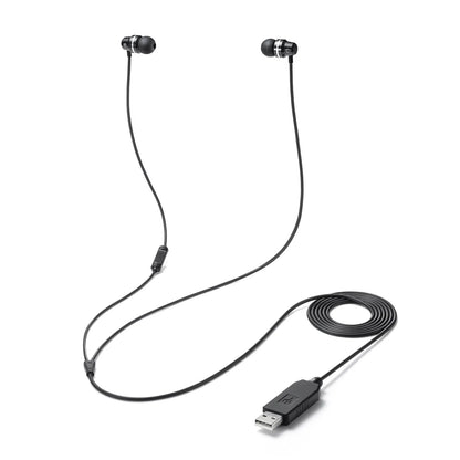 USB Earphone Microphone MM-HSU21BK
