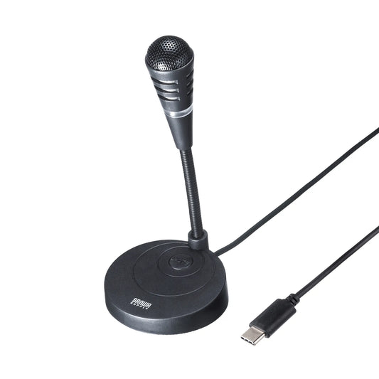 USB TypeCマイク MM-MCTC01BK