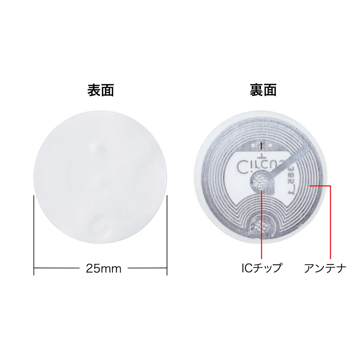 NFC tags (100 pieces) MM-NFCT100