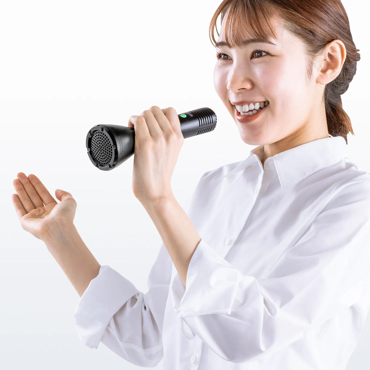 Handheld microphone type loudspeaker MM-SPAMP11N