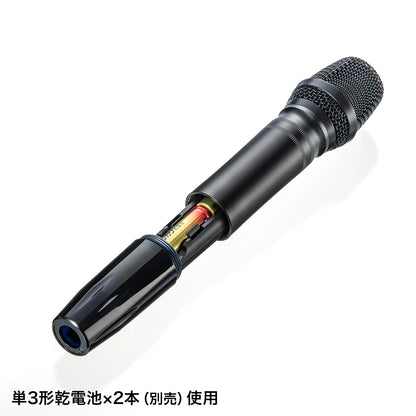 Wireless microphone speaker (built-in battery, supports 2 wireless microphones) MM-SPAMP14