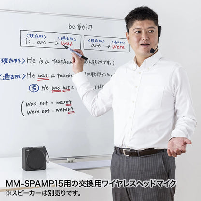ワイヤレスヘッドマイク(MM-SPAMP15用) MM-SPAMP15WHM