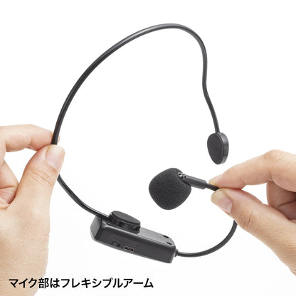 ワイヤレスヘッドマイク(MM-SPAMP15用) MM-SPAMP15WHM