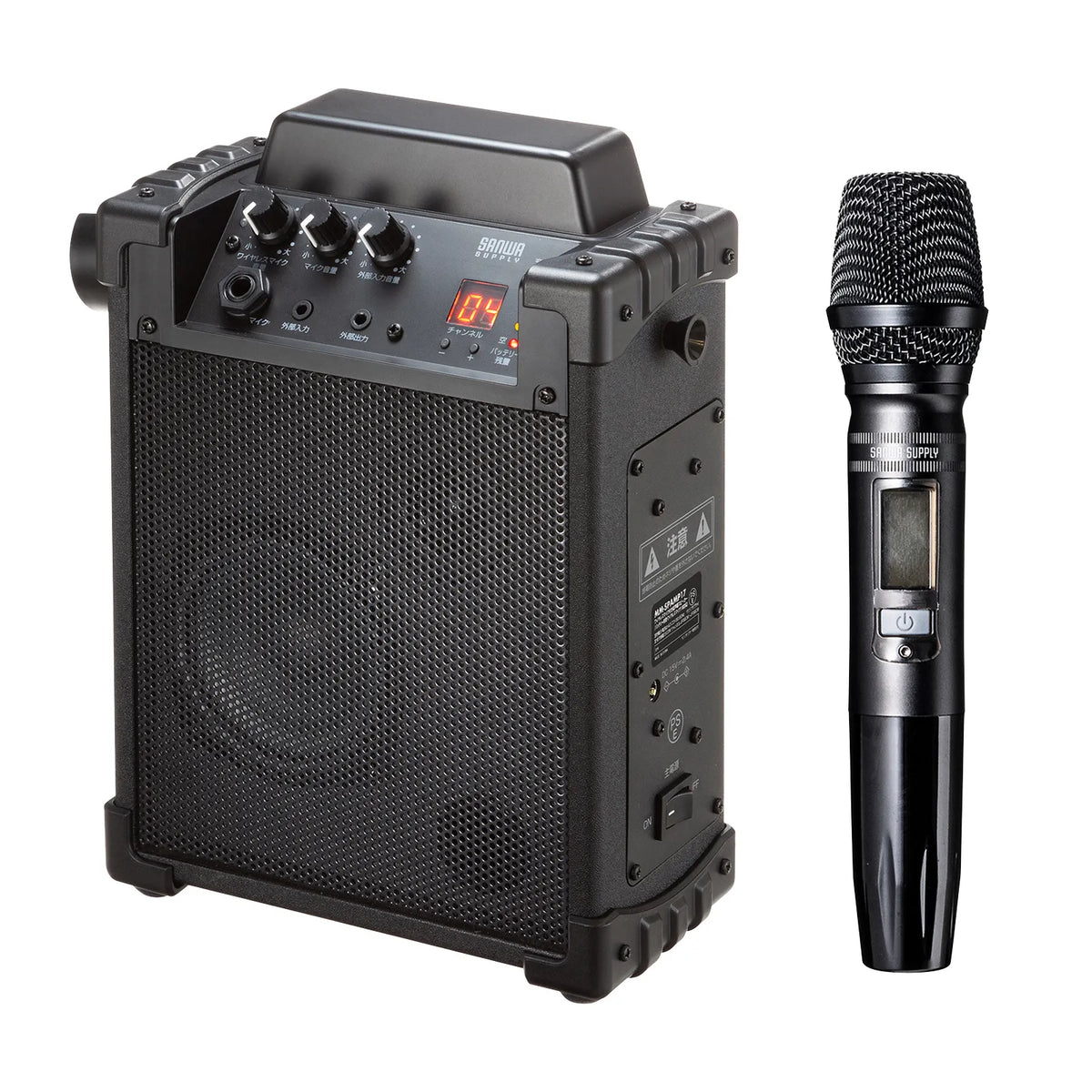 Wireless microphone speaker (built-in battery, supports one wireless microphone) MM-SPAMP17