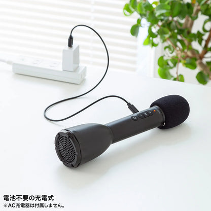 Handheld microphone type portable loudspeaker speaker (Bluetooth compatible) MM-SPAMP18