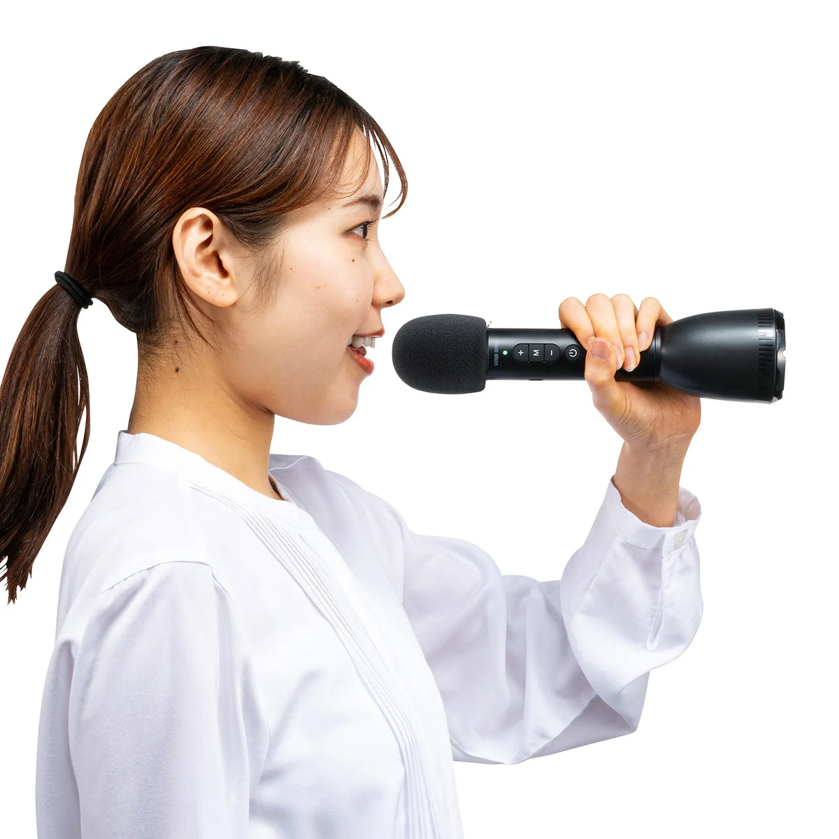 Handheld microphone type portable loudspeaker speaker (Bluetooth compatible) MM-SPAMP18