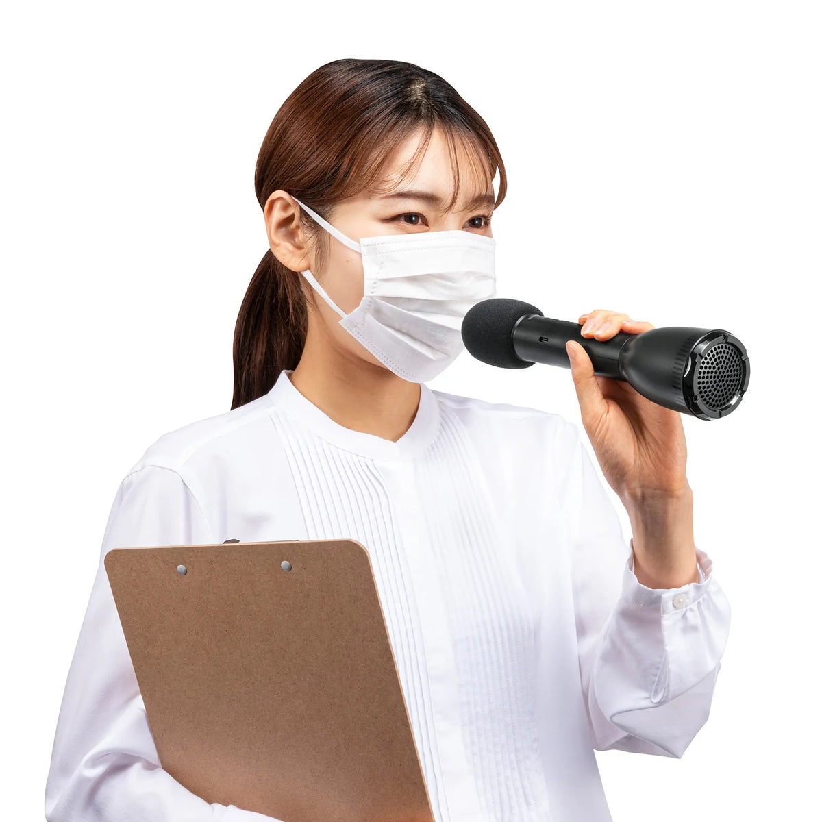 Handheld microphone type portable loudspeaker speaker (Bluetooth compatible) MM-SPAMP18