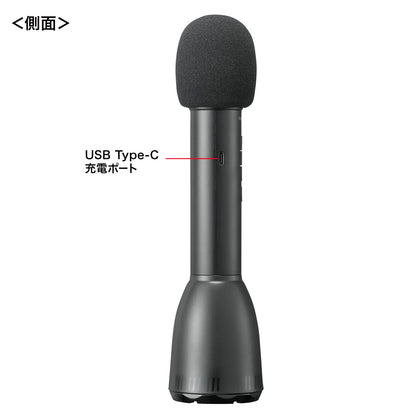 Handheld microphone type portable loudspeaker speaker (Bluetooth compatible) MM-SPAMP18