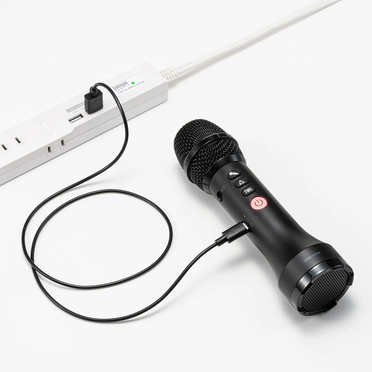 Handheld microphone type portable loudspeaker speaker (Bluetooth compatible, 15W output) MM-SPAMP20