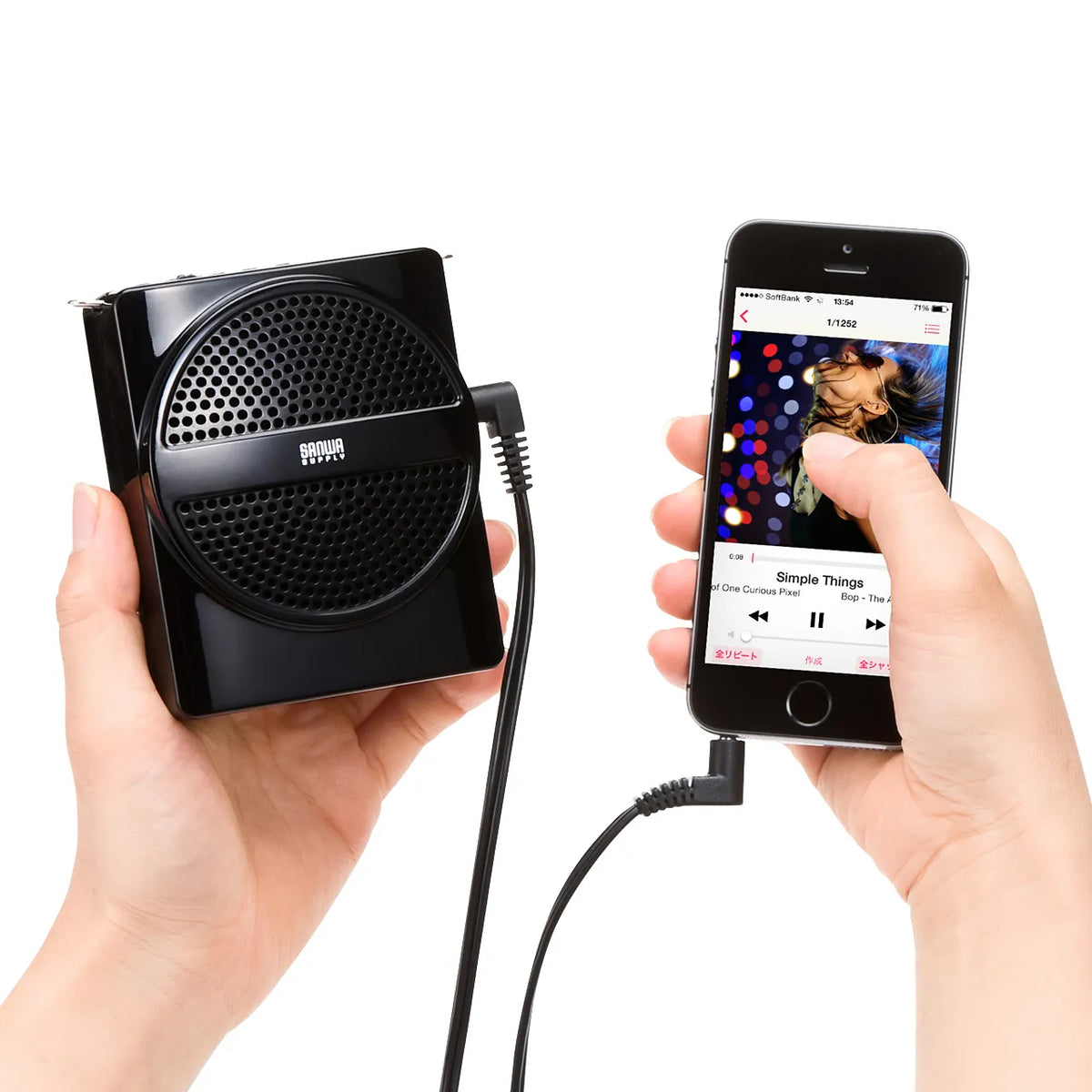 ハンズフリー拡声器スピーカー MM-SPAMP2