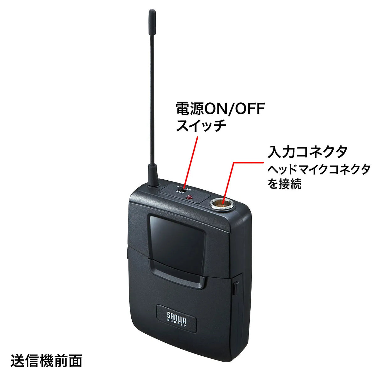 Wireless head microphone (for MM-SPAMP4/7) MM-SPAMP4WHS