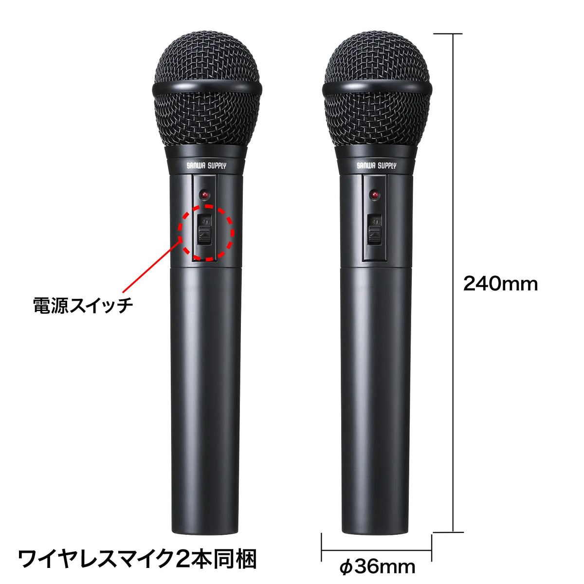 Wireless microphone with loudspeaker MM-SPAMP7