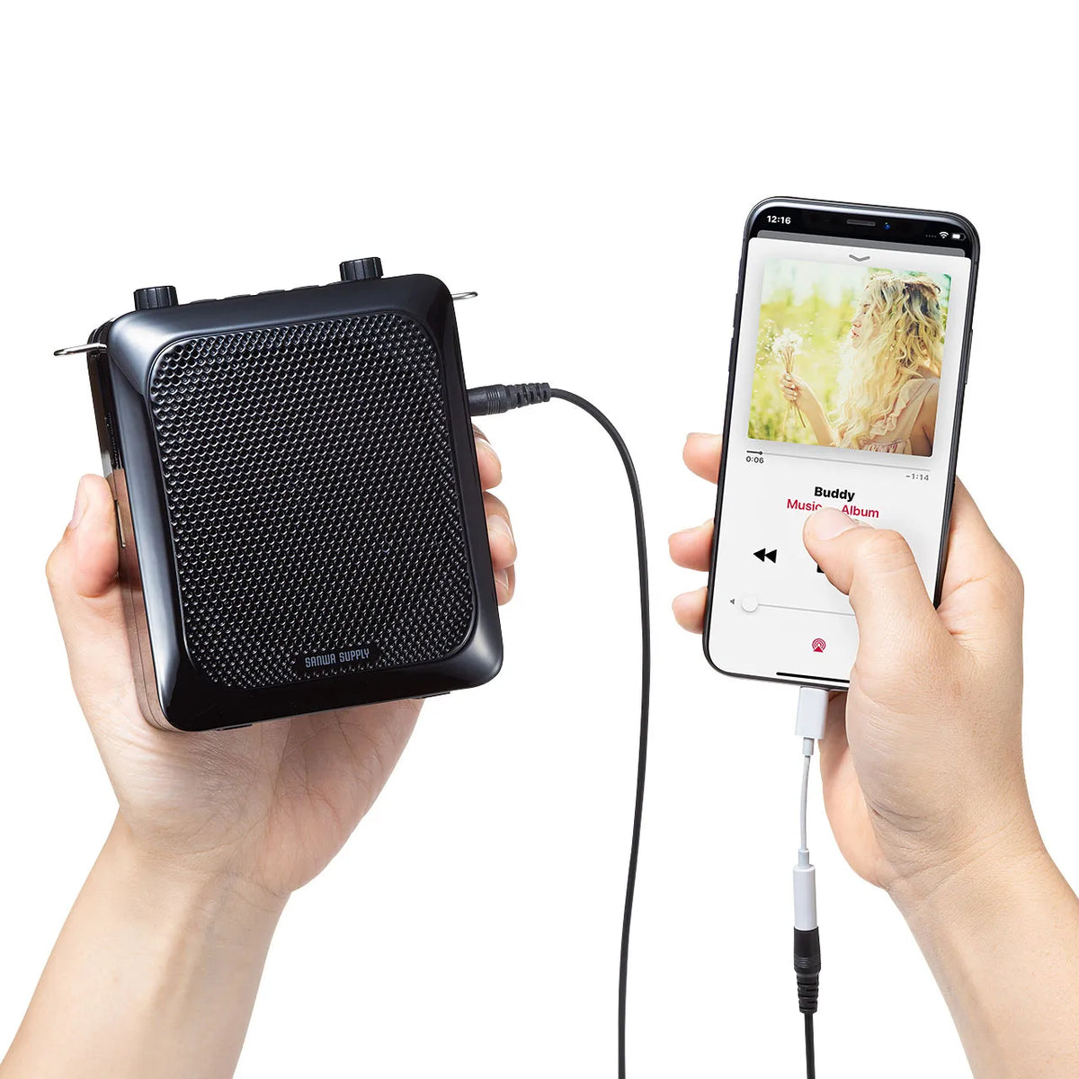 ハンズフリー拡声器スピーカー MM-SPAMP9