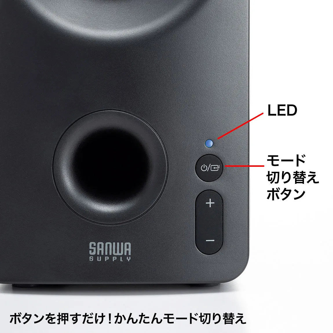 Bluetooth対応 3WAYマルチメディアスピーカー MM-SPBT3WAY