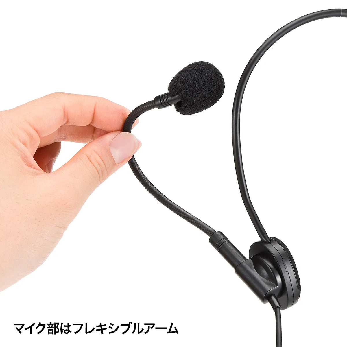 ヘッドマイク（有線タイプ） MM-SPHM2