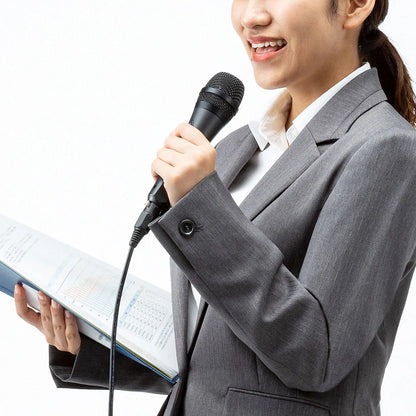 Handheld microphone (wired type, for MM-SPAMP10) MM-SPHM4