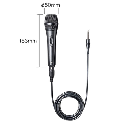 Handheld microphone (wired type, for MM-SPAMP10) MM-SPHM4