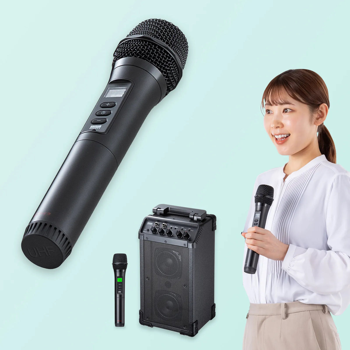 Wireless microphone (for MM-SPAMP21, Type B) MM-SPHMW7B