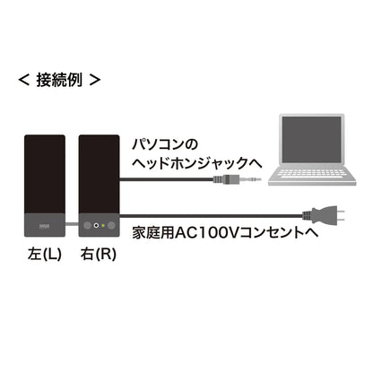 Multimedia speaker MM-SPL14BKN