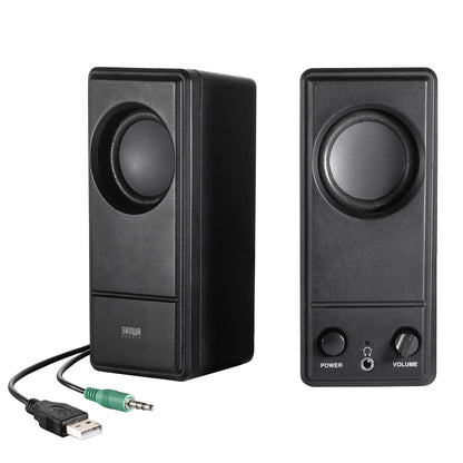 USB電源PCスピーカー MM-SPL18UBK
