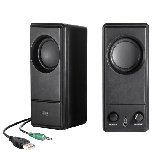USB-powered PC speakers MM-SPL18UBK