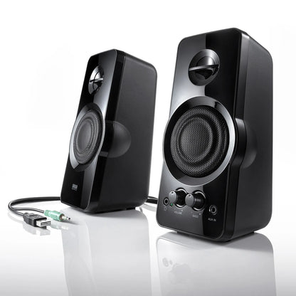 ハイパワーUSB電源スピーカー MM-SPL19UBK