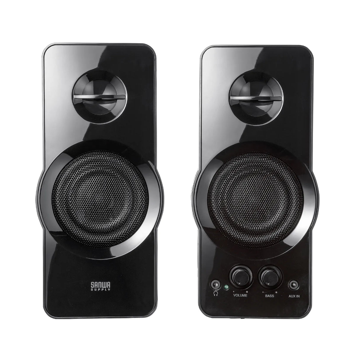 ハイパワーUSB電源スピーカー MM-SPL19UBK