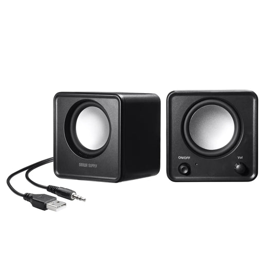Compact PC Speakers (USB Powered) MM-SPL23UBK