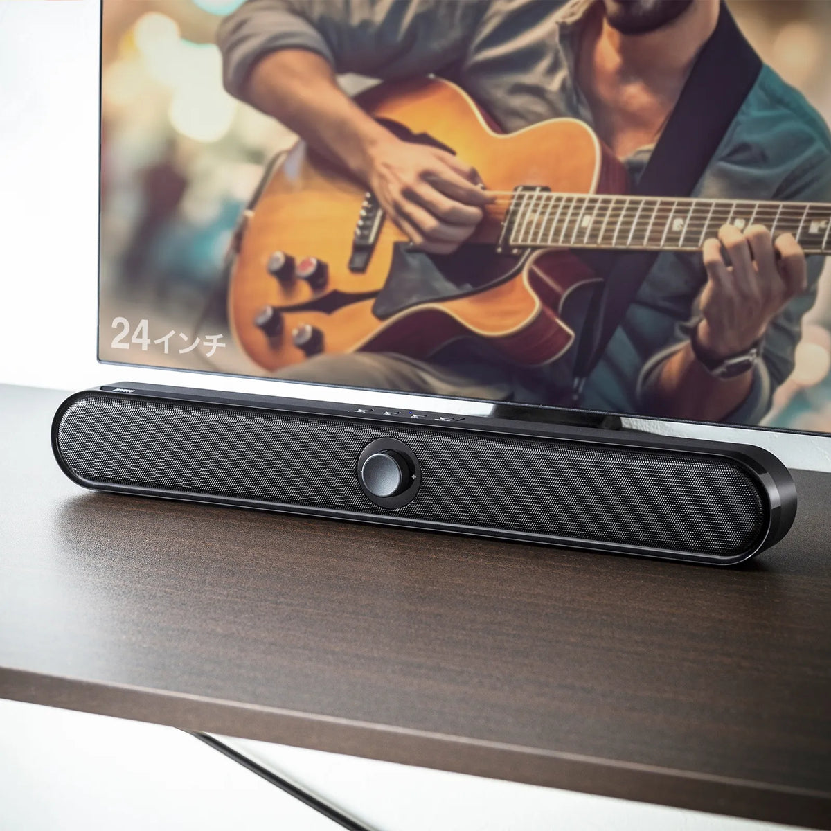 Bluetooth-enabled slim soundbar speaker MM-SPSBA4