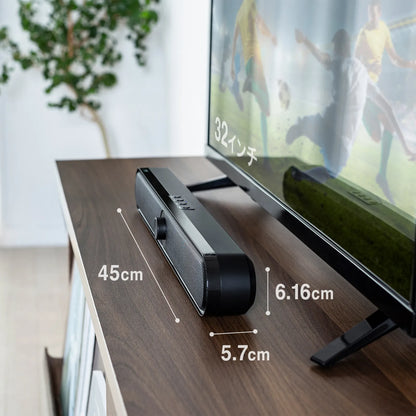 Bluetooth-enabled slim soundbar speaker MM-SPSBA4